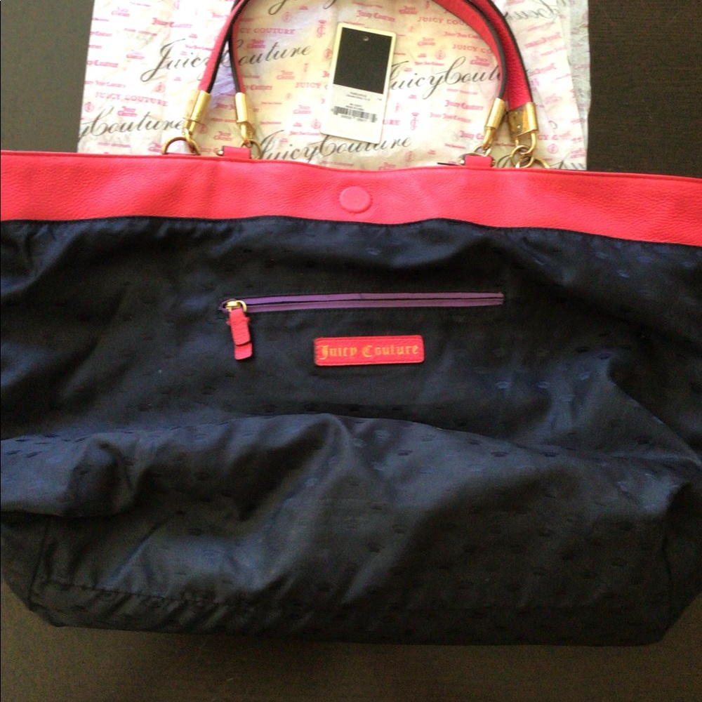 Juicy black label Hot pink Robertson tote - Picture 3 of 12